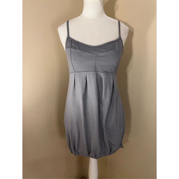 Lululemon Gray Heathered Fossil / Fossil Debut Athletic Tank Top Size 6 - Picture 1 of 7